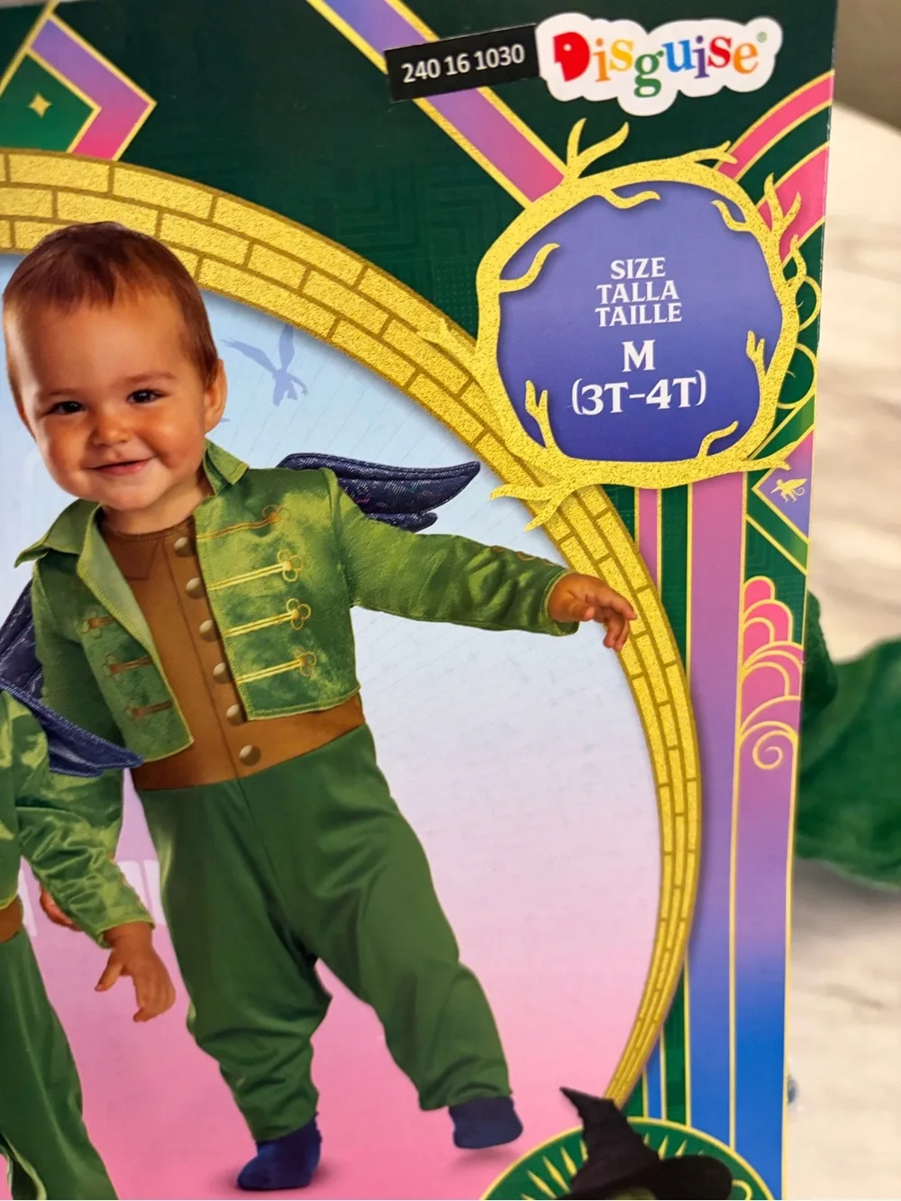 NWT Wicked Flying Monkey Costume Toddler Size M 3T-4T Halloween